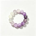 Handmade Four-in-One Purple Crystal Bracelet Boost Study Luck Attract Noble People Purify Negative Energy Healing Charm