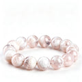 High Clarity Pink Phantom Quartz Bracelet Heal Emotions Boost Charm Attract Romance Wealth Stretch Crystal Charm