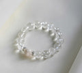 Clear Azeztulite & Snowflake Phantom Quartz Bracelet